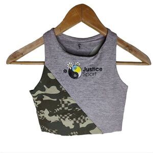 Justice Sport Camo Sports Youth Bra